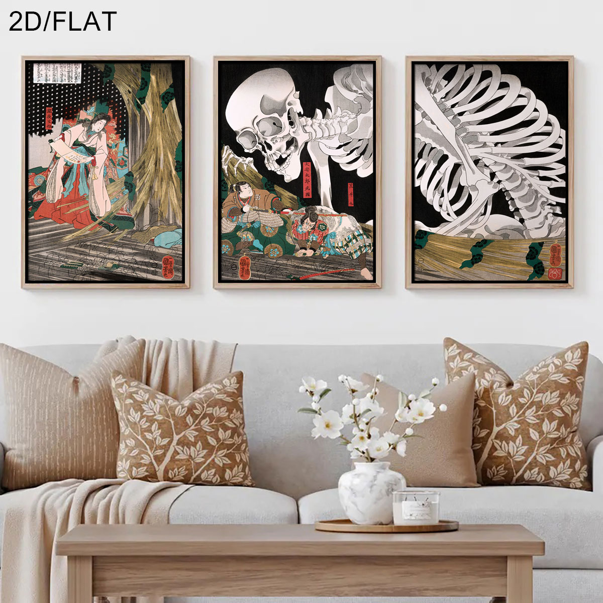 Retro Gaming Pictures - 3pcs Retro Japanese Takiyasha The Witch