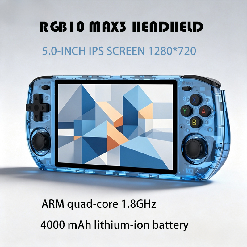 Retro Gaming Gameboy - RGB10 MAX3 5.0-Inch IPS Screen 1280*720