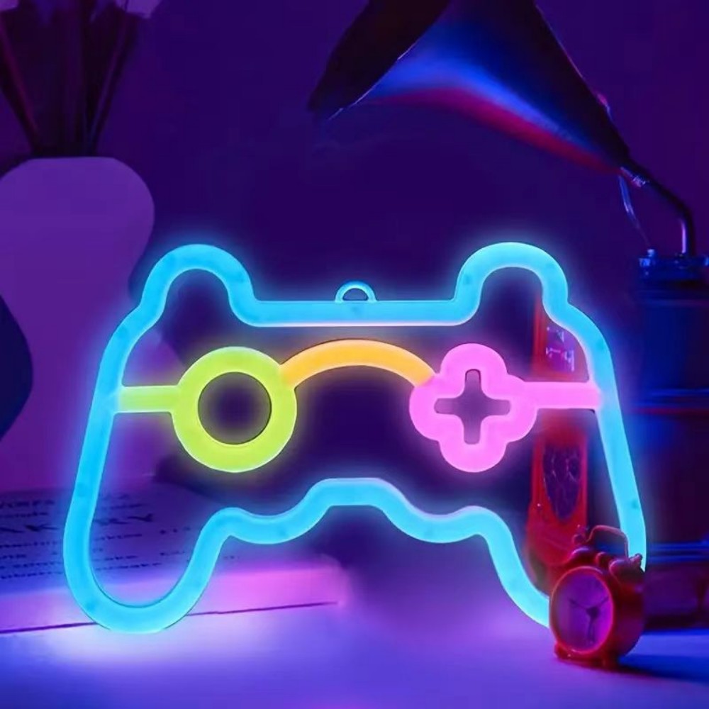 Retro Gaming Projector - 1PC USB Powered Game Controller Neon