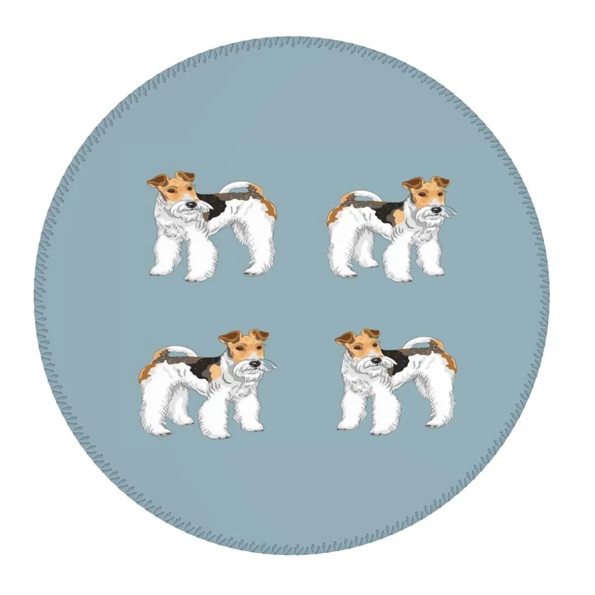 Retro Gaming Keyboard And Mouse - Retro Wire Haired Fox Terrier Design