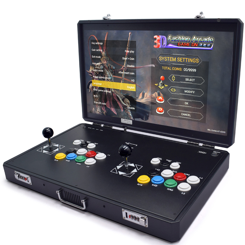 Retro Gaming Desk - Pandora H3 24 Inch LCD Arcade