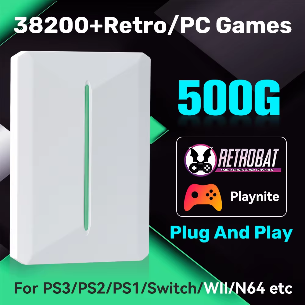 Retro Gaming Hdd - JMachen PR500G Retro Game Hard Drive