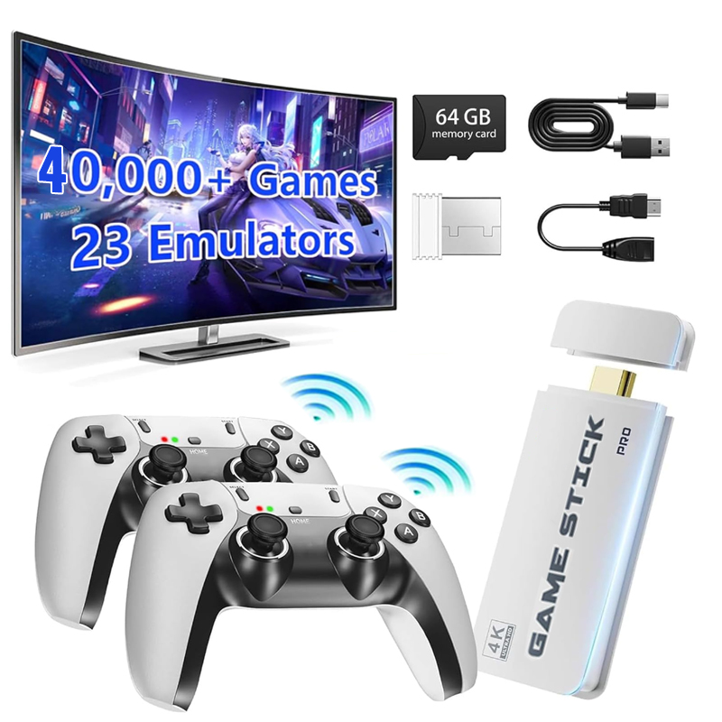 Retro Gaming Stick - New M15 4K TV Game Built
