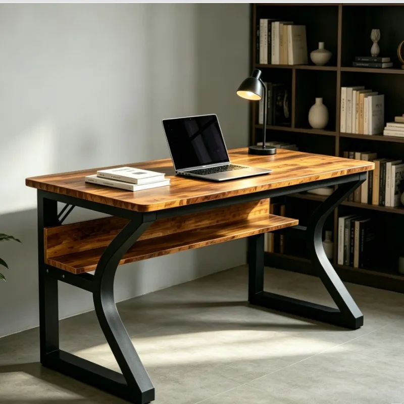 Retro Gaming Desk - Retro Wrought Iron Computer Desk American