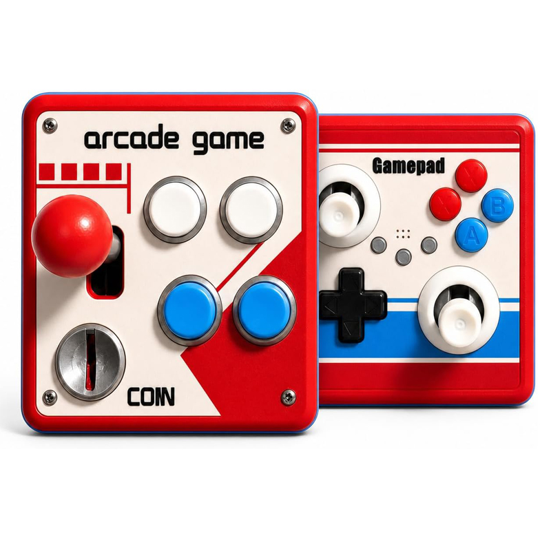 Retro Gaming Projector - Drill-Free Light Switch Cover Retro Arcade