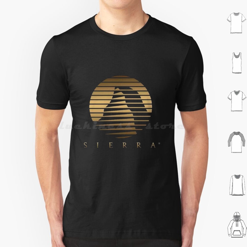 Sierra Logo T Shirt 6xl Cotton - Retro Gaming Life ulasan dan harga