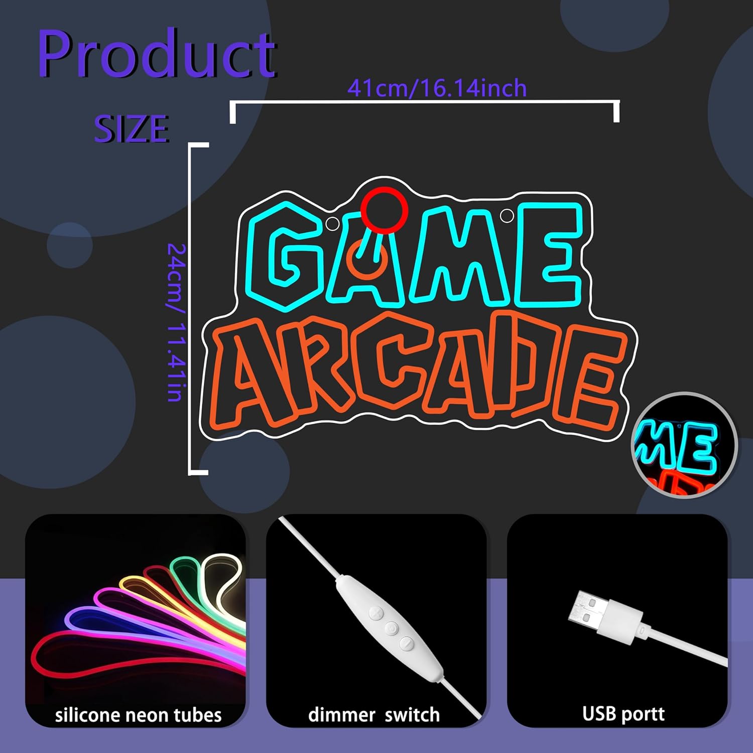 Arcade Gamer Decor Game Arcade - Retro Gaming Projector ulasan dan harga