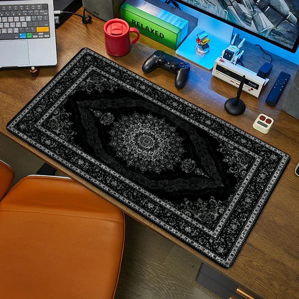 New Black Persian Carpet Myste - Retro Gaming Desk ulasan dan harga