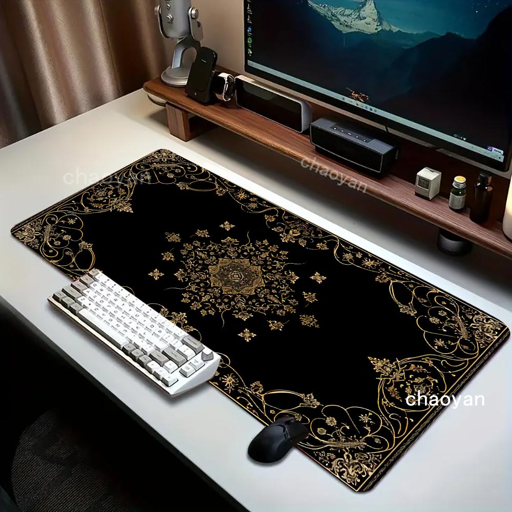 New Black Persian Carpet Myste - Retro Gaming Desk ulasan dan harga