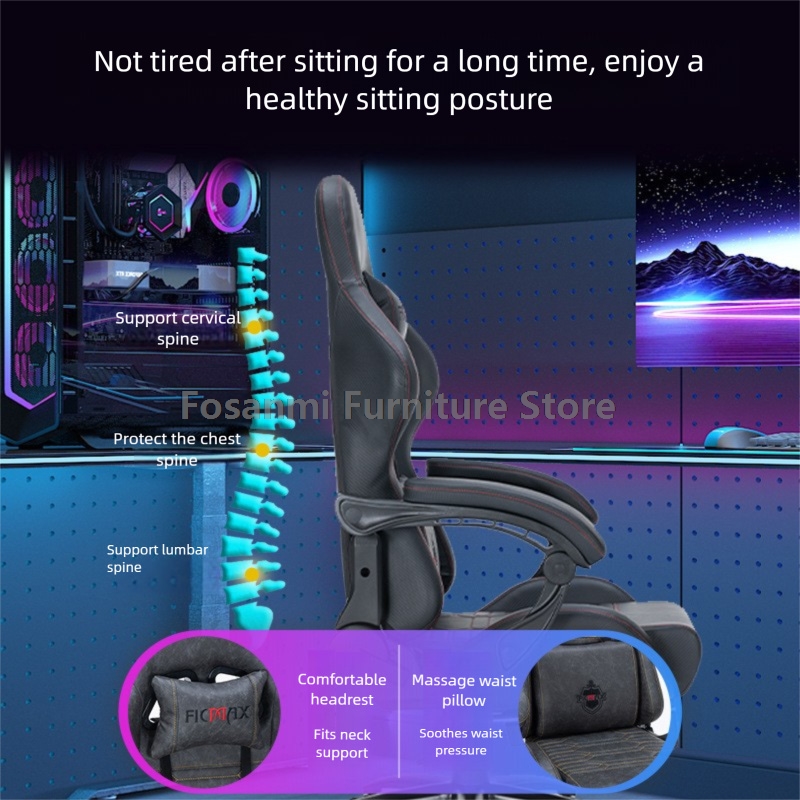 Adjustable Retro Leather Gamin - Retro Gaming Desk ulasan dan harga