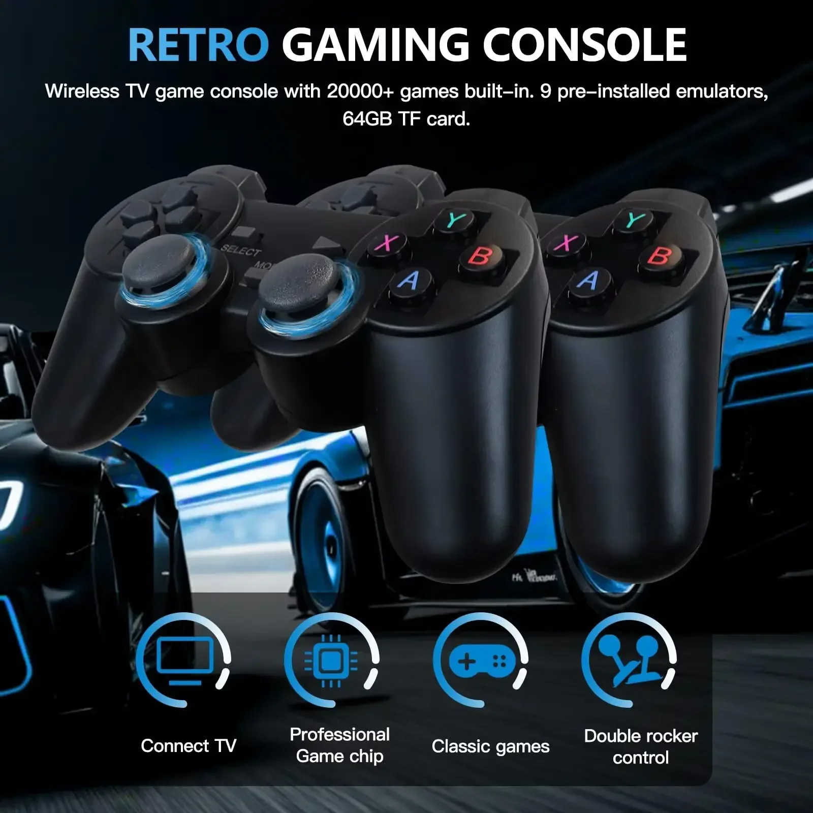 M8 Video Game Consoles 4K HD O - Retro Gaming Stick ulasan dan harga