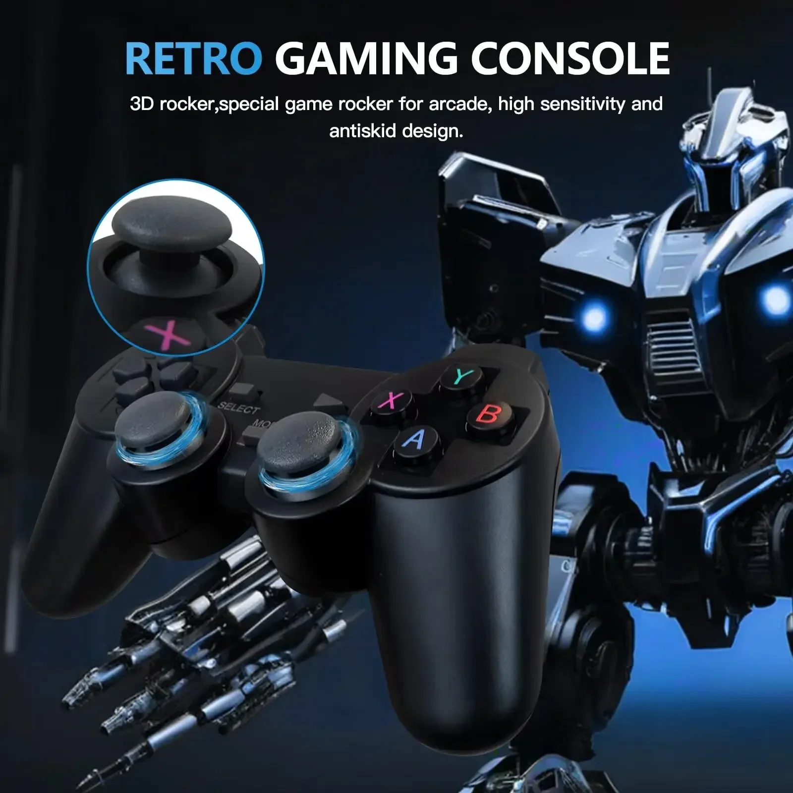 M8 Video Game Consoles 4K HD O - Retro Gaming Stick ulasan dan harga