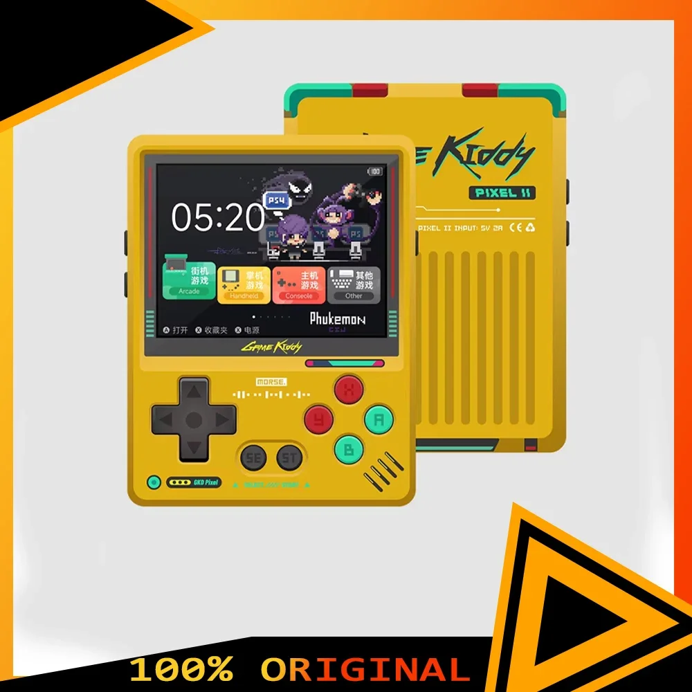 GKD Pixel 2 Handheld Game Cons - Retro Gaming Best Console ulasan dan harga