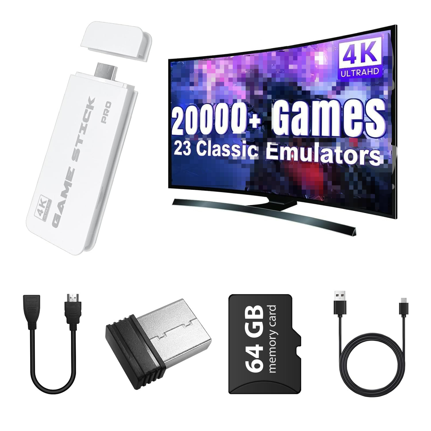 New M15 4K TV Game Built in 20 - Retro Gaming Stick ulasan dan harga