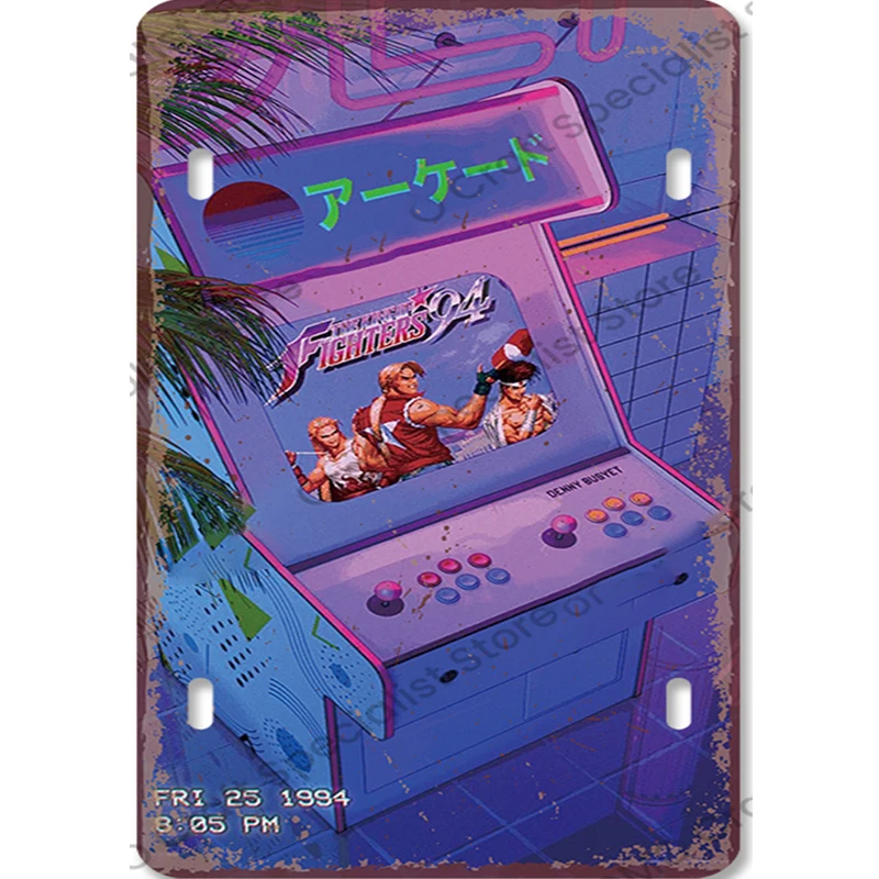 Vintage Gaming Metal Sign Retr - Retro Gaming Gameboy ulasan dan harga