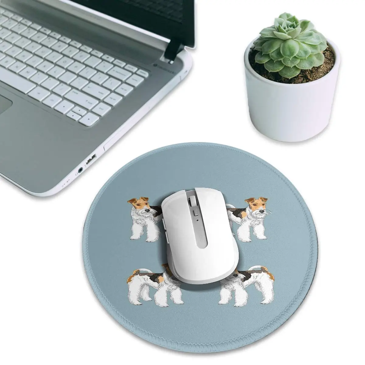 Retro Wire Haired Fox Terrier  - Retro Gaming Keyboard And Mouse ulasan dan harga