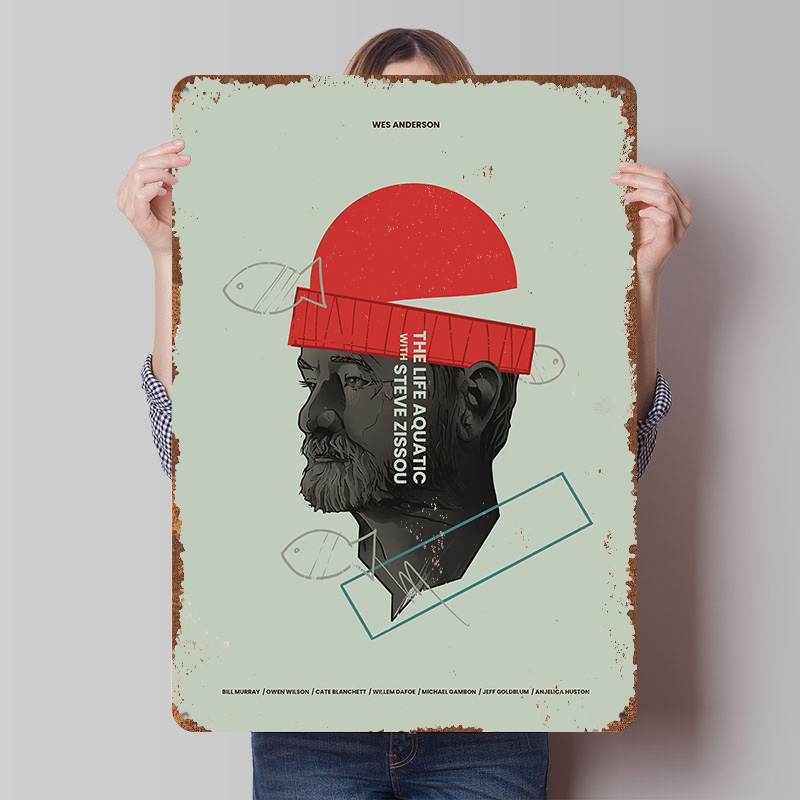 The Life Aquatic Printed Poste - Retro Gaming Life ulasan dan harga
