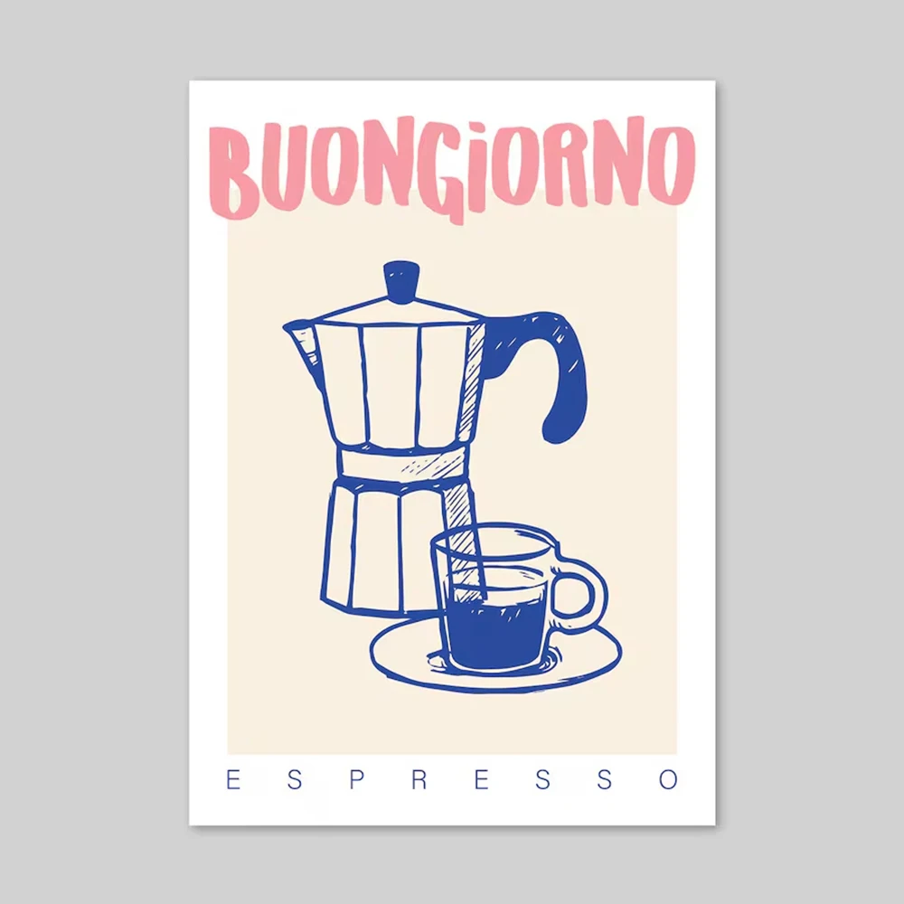 Modern Coffee Espresso Wall Ar - Retro Gaming Pictures ulasan dan harga