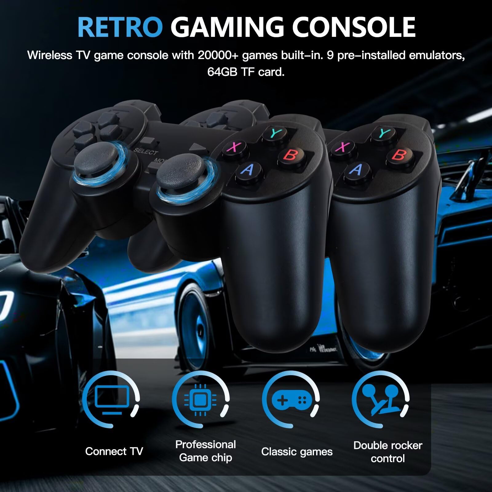 Retro Video Game Console 4K Ga - Retro Gaming Stick ulasan dan harga