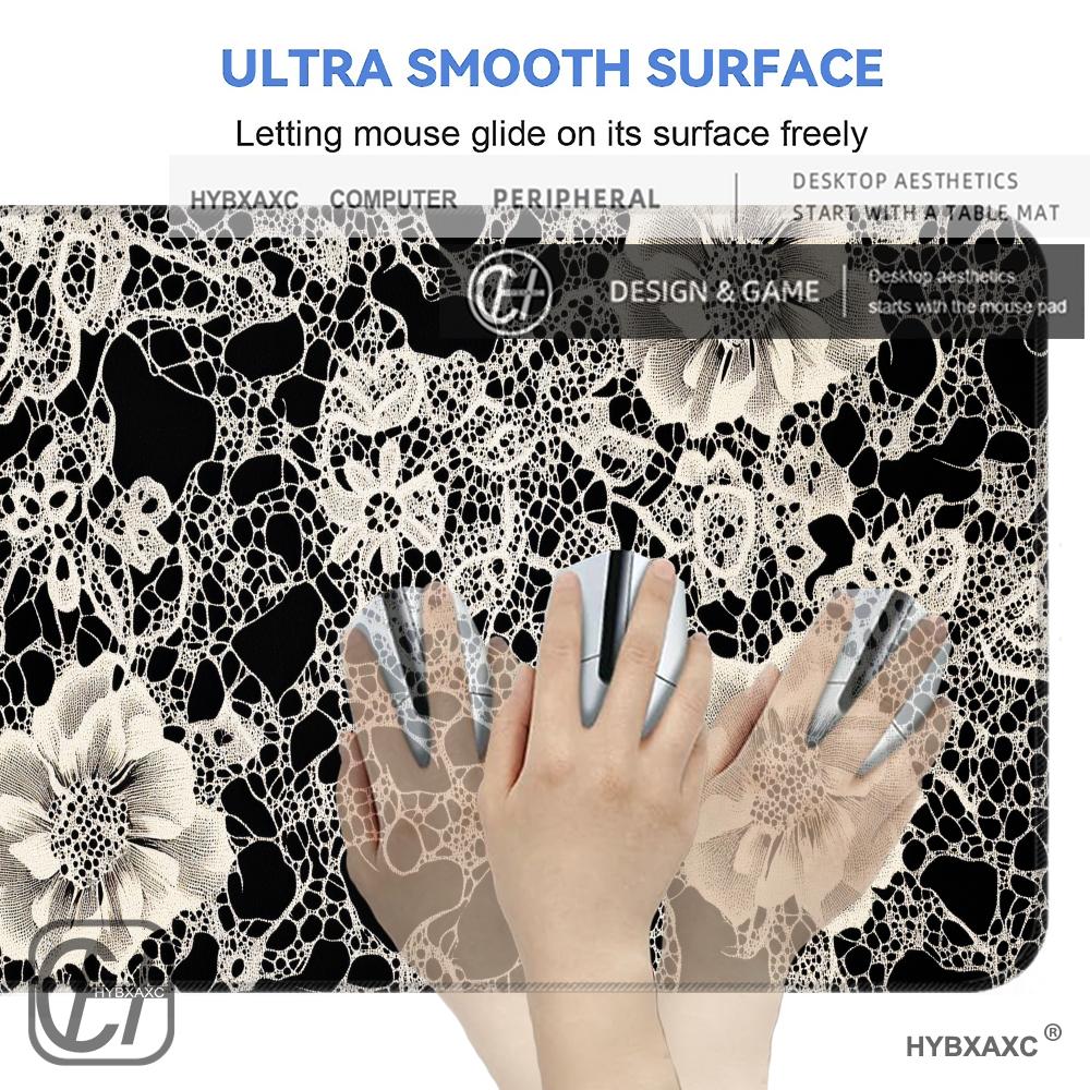 Black White Lace White Flower  - Retro Gaming Keyboard And Mouse ulasan dan harga