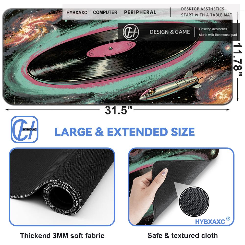 HYBXAXC Retro Vinyl Record Gal - Retro Gaming Keyboard And Mouse ulasan dan harga