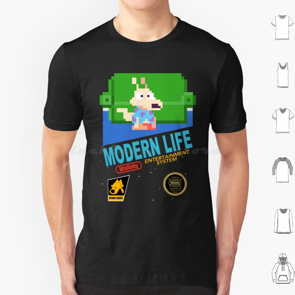 Modern Life T Shirt 6xl Cotton - Retro Gaming Life ulasan dan harga