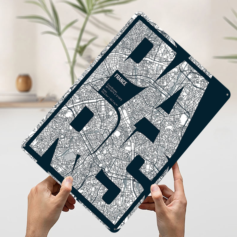 Paris France Map Typography Pr - Retro Gaming France ulasan dan harga