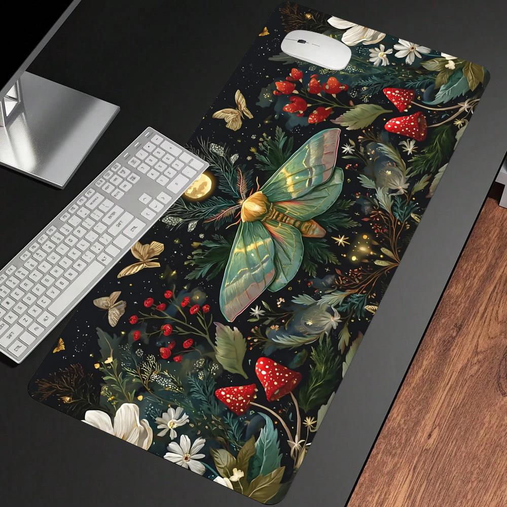 Retro flower art rendering Mou - Retro Gaming Desk ulasan dan harga
