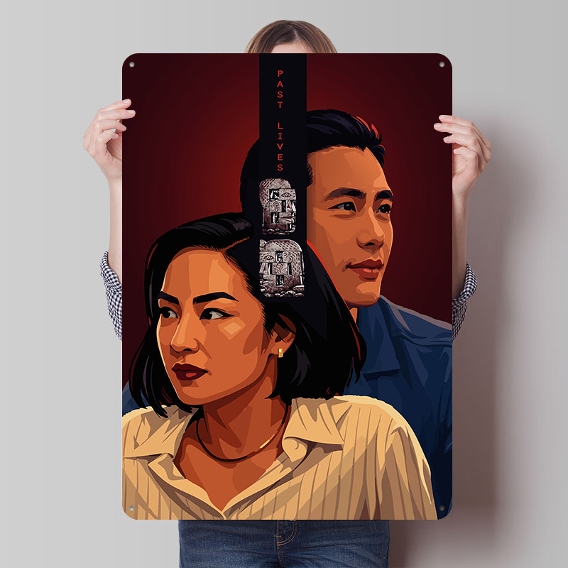 Past Lives Movie Poster Custom - Retro Gaming Life ulasan dan harga