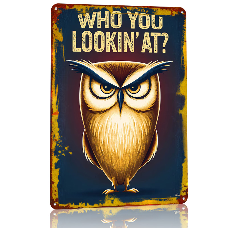 Who You Lookin’ At – Angry Owl - Retro Gaming At ulasan dan harga