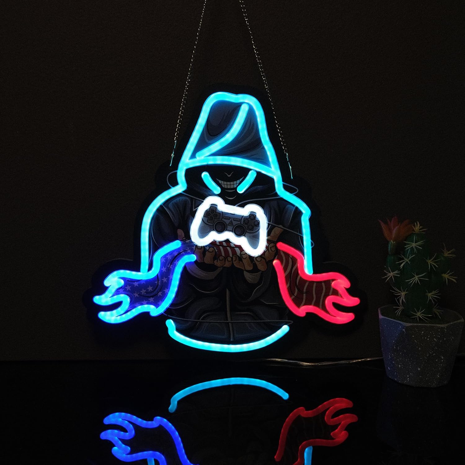 game controller neon sign game - Retro Gaming Projector ulasan dan harga