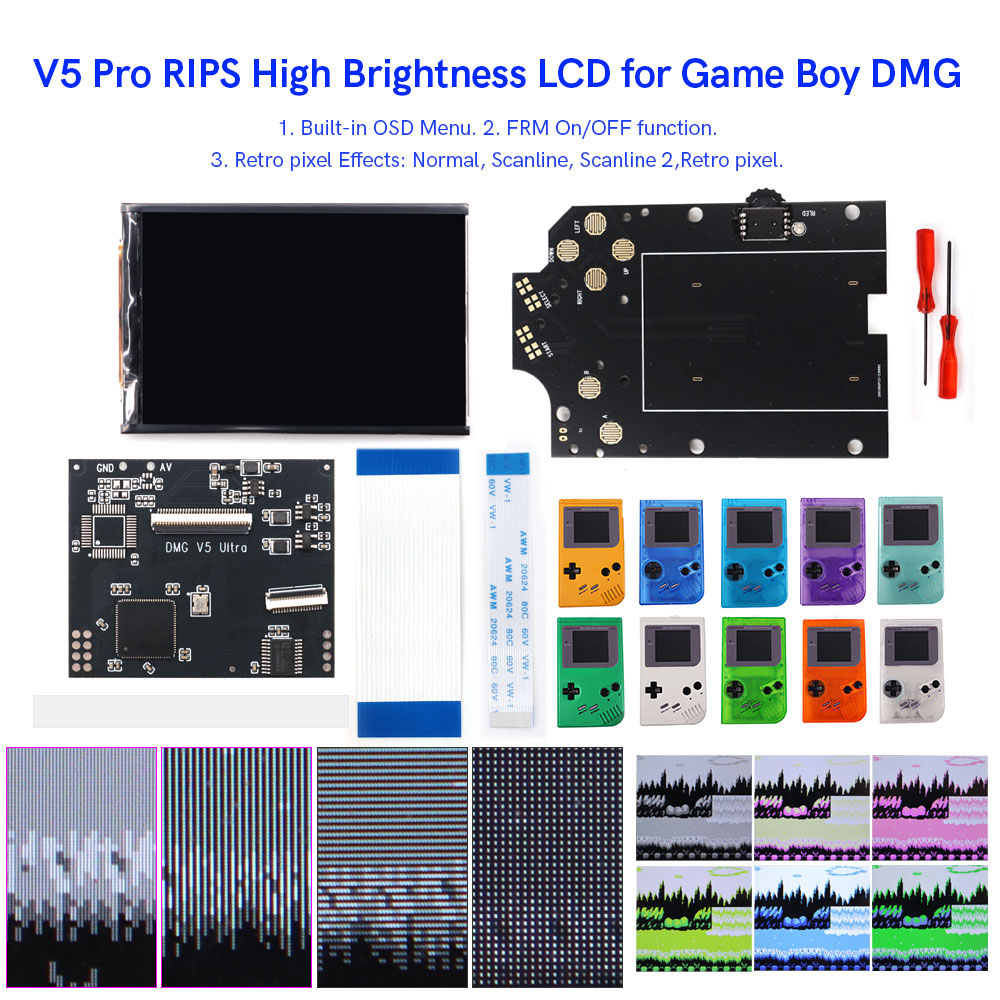 HISPEEDIDO For GB Dmg V5 Pro 3 - Retro Gaming Gameboy ulasan dan harga