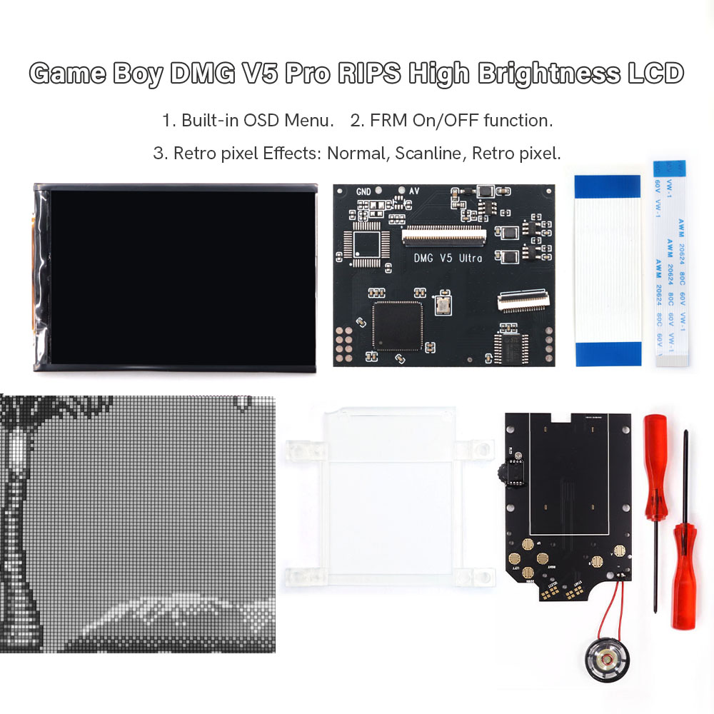 HISPEEDIDO For GB Dmg V5 Pro 3 - Retro Gaming Gameboy ulasan dan harga