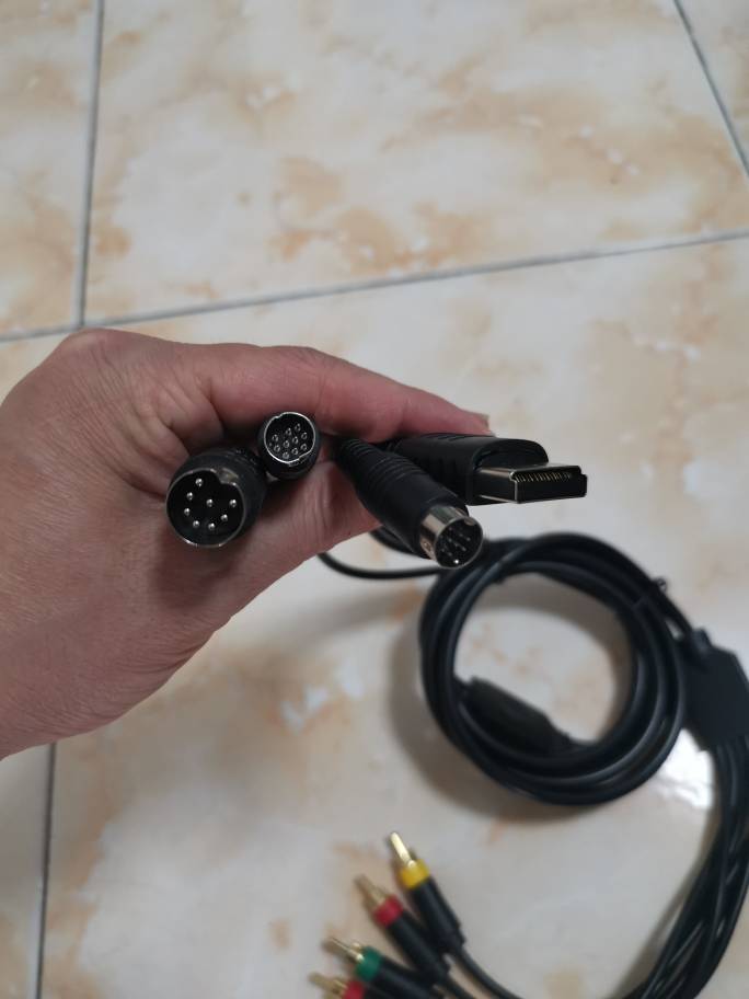 4 In1 RGBS/RGB Cable Cord Repl - Retro Gaming Cables ulasan dan harga