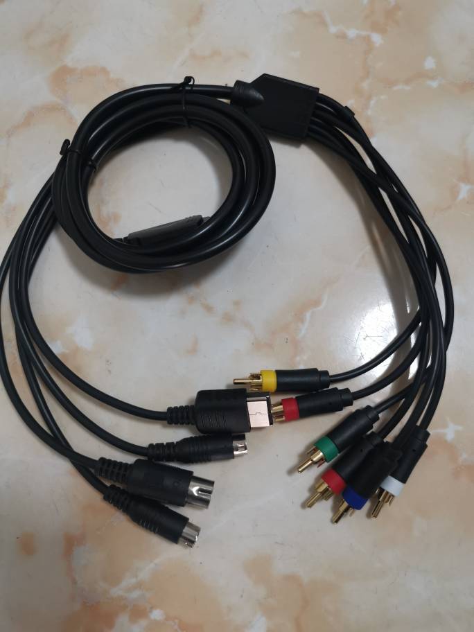 4 In1 RGBS/RGB Cable Cord Repl - Retro Gaming Cables ulasan dan harga