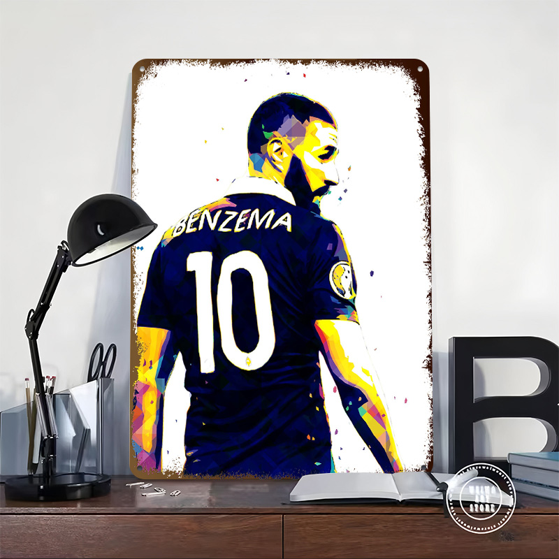 Karim Benzema France Poster Re - Retro Gaming France ulasan dan harga