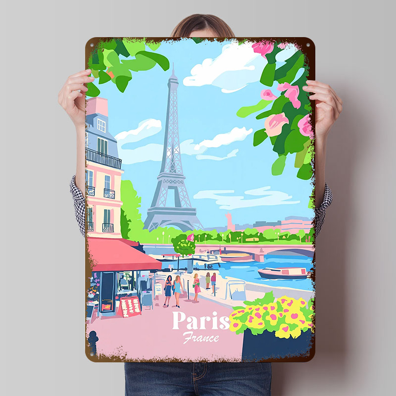Paris France Poster Customized - Retro Gaming France ulasan dan harga