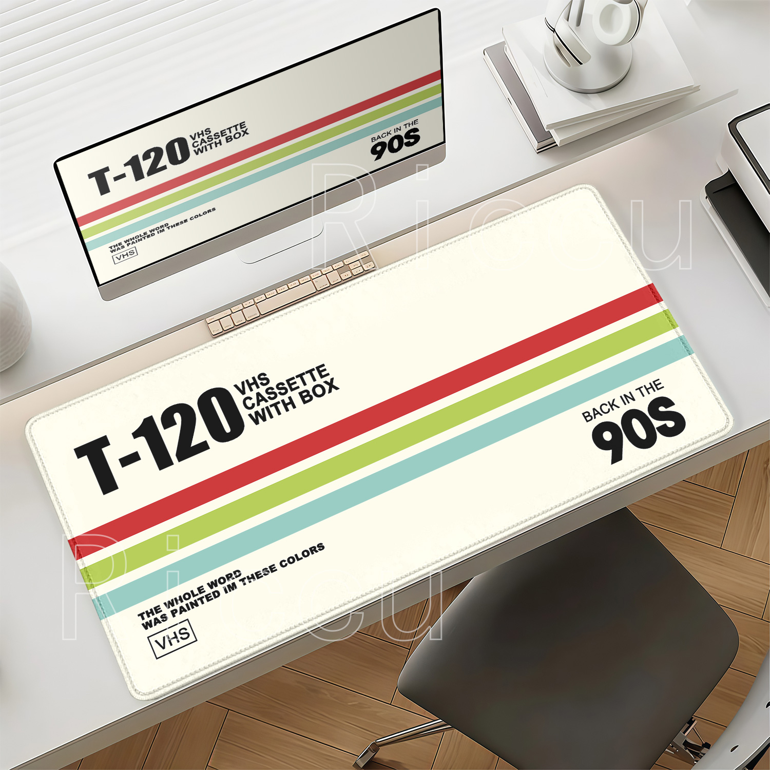 Retro VHS Style Mouse Pad Xxl  - Retro Gaming Keyboard And Mouse ulasan dan harga