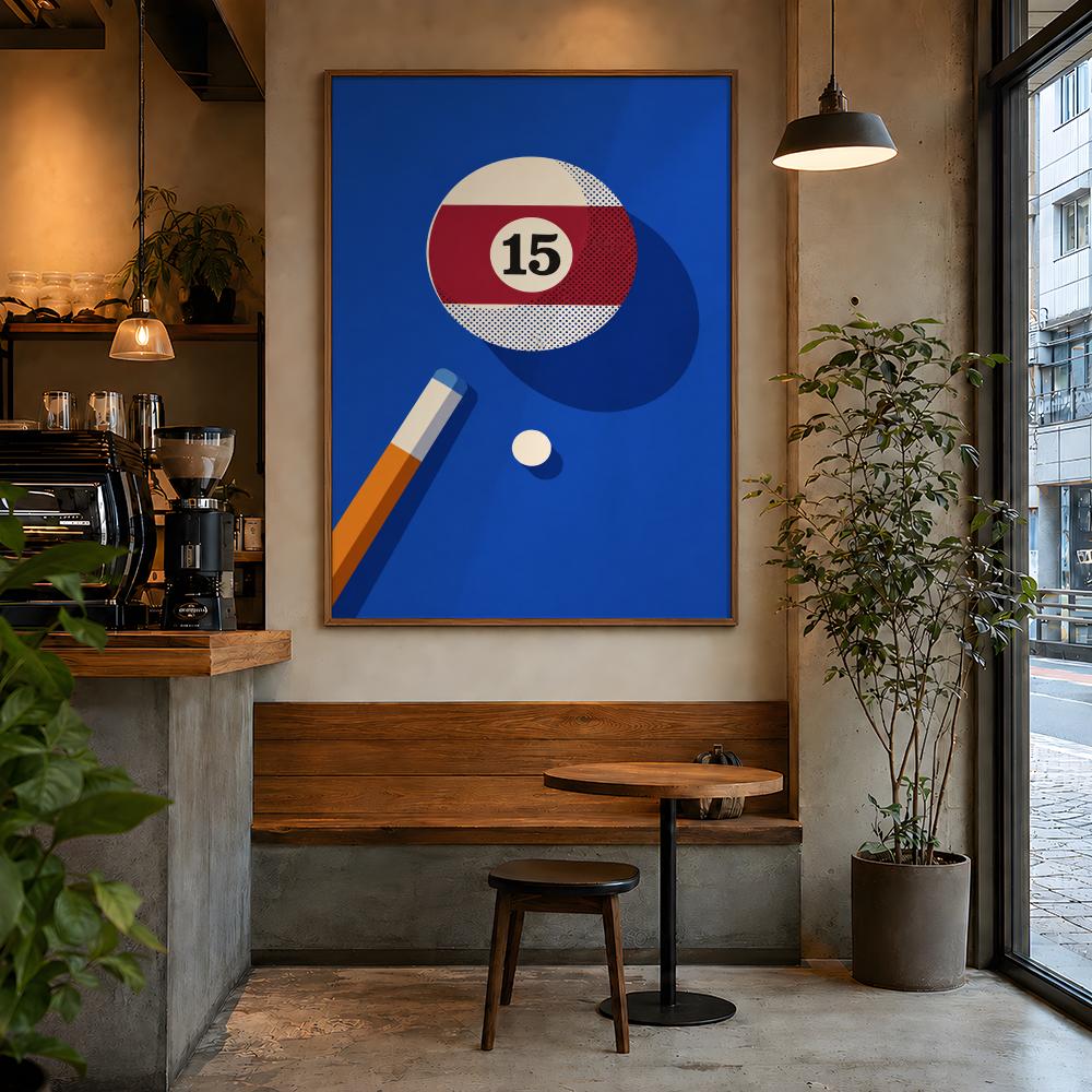 Retro Billiard Balls Pop Art G - Retro Gaming Life ulasan dan harga