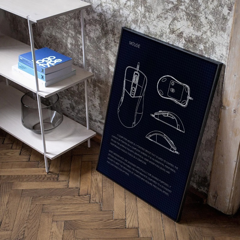Geek Blueprint Painting Canvas - Retro Gaming Life ulasan dan harga