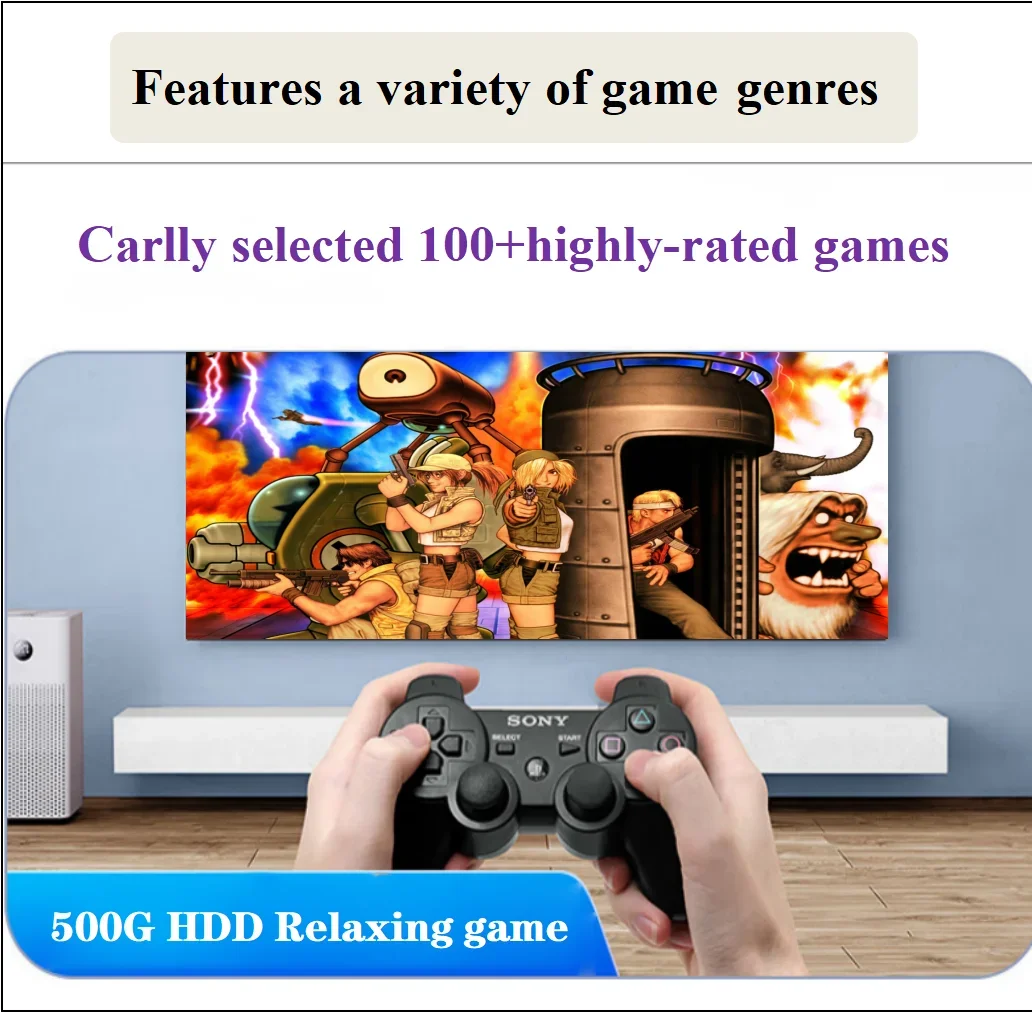 ZieBuddy 500GB Gaming Console  - Retro Gaming Hdd ulasan dan harga