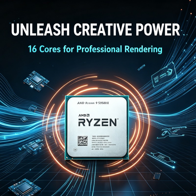 CPU AMD Ryzen 9 5950X Socket A - Amd Cpu Ryzen 9 ulasan dan harga