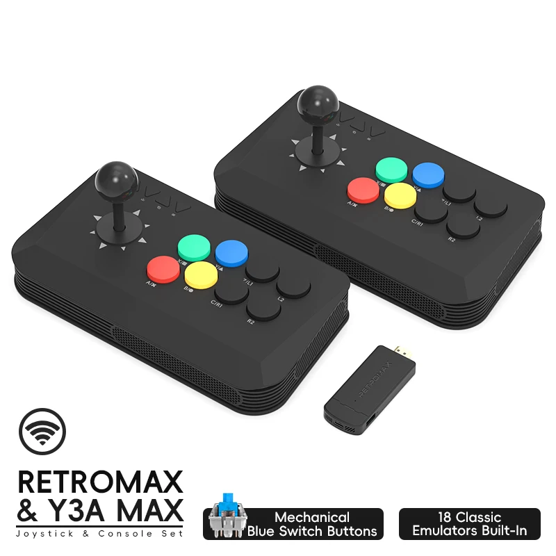 Wireless Y3A Max Arcade Stick  - Retro Gaming Stick ulasan dan harga