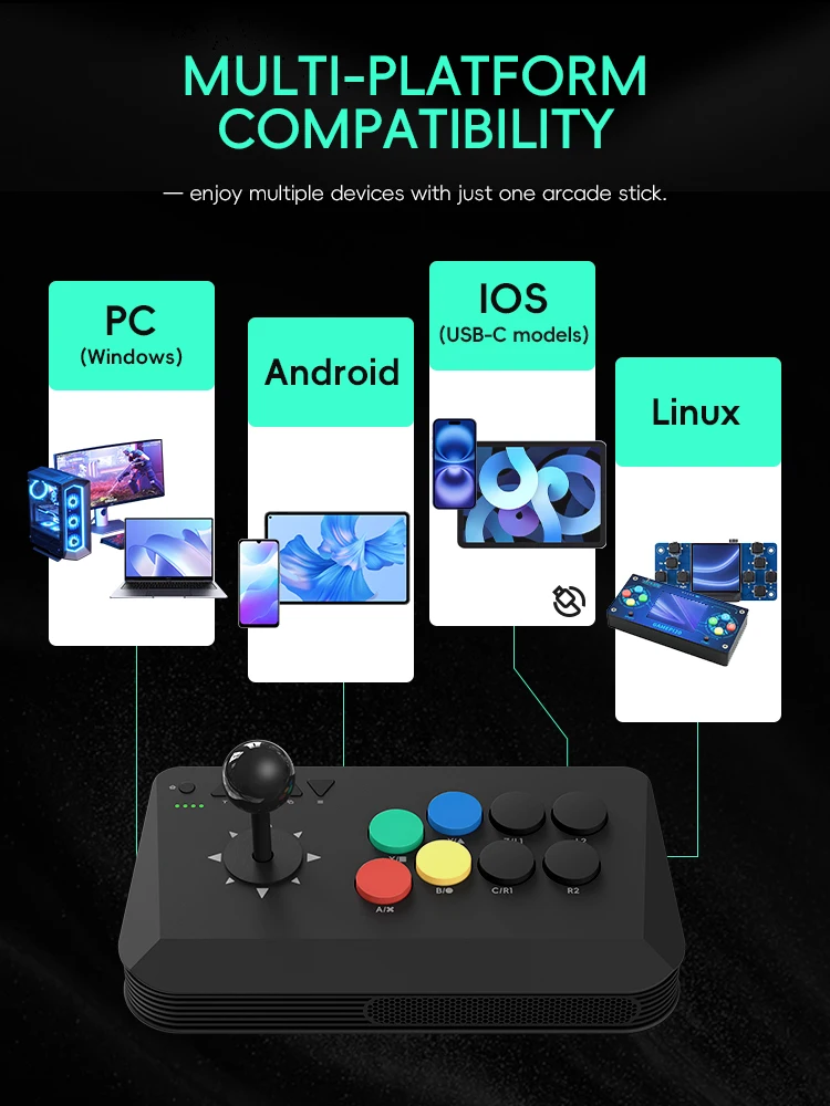 Wireless Y3A Max Arcade Stick  - Retro Gaming Stick ulasan dan harga