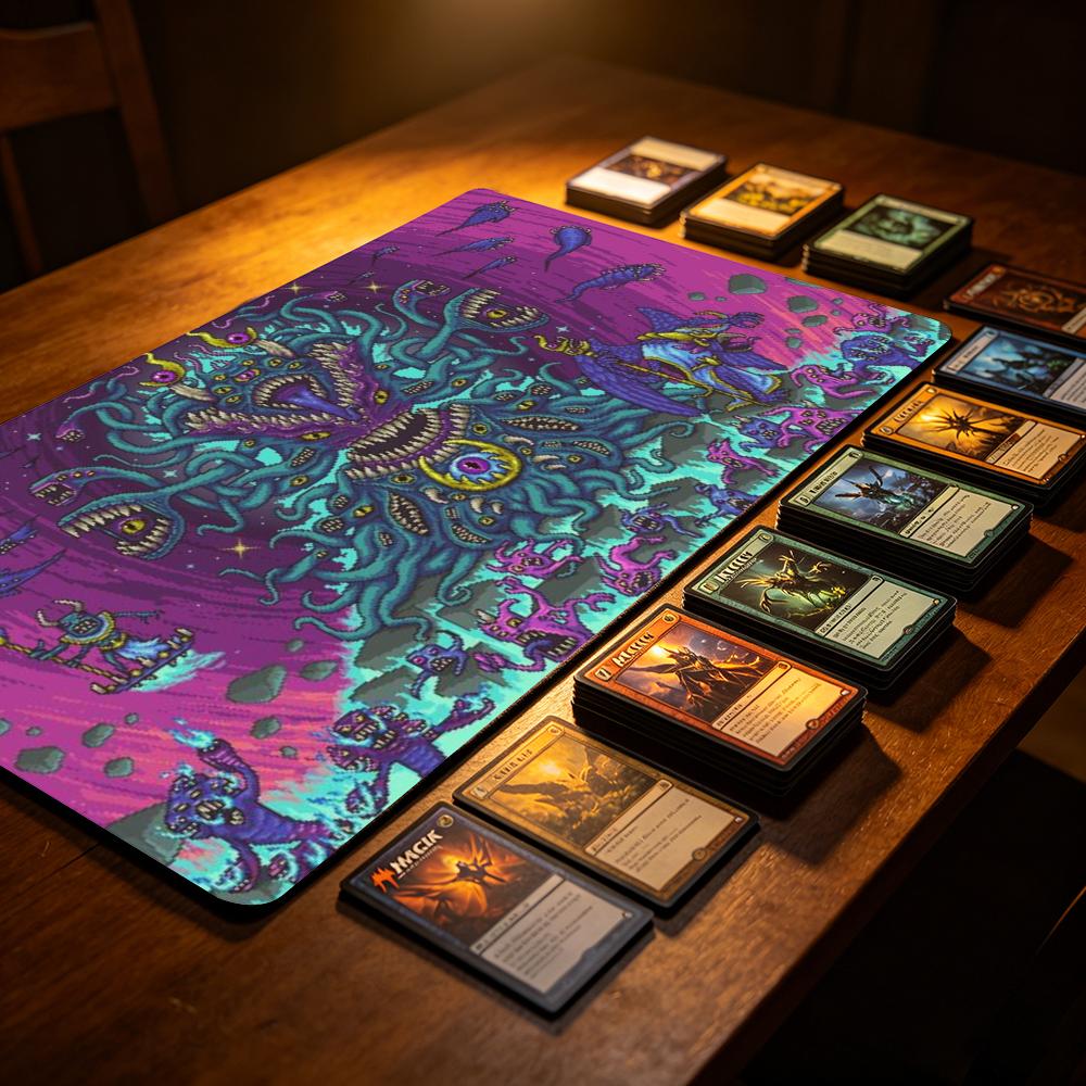 Retro Pixel Monster Large Gami - Retro Gaming Desk ulasan dan harga