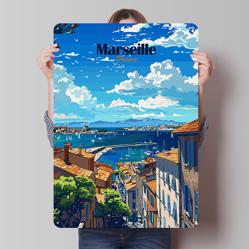 Marseille France Travel Tinpla - Retro Gaming France ulasan dan harga