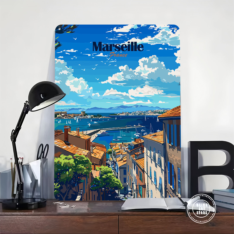 Marseille France Travel Tinpla - Retro Gaming France ulasan dan harga