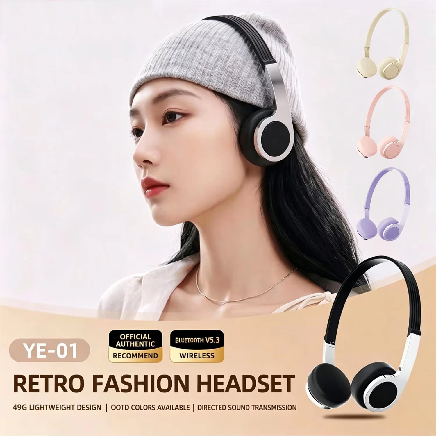 New Retro Compact Over-Ear Blu - Retro Gaming Cables ulasan dan harga