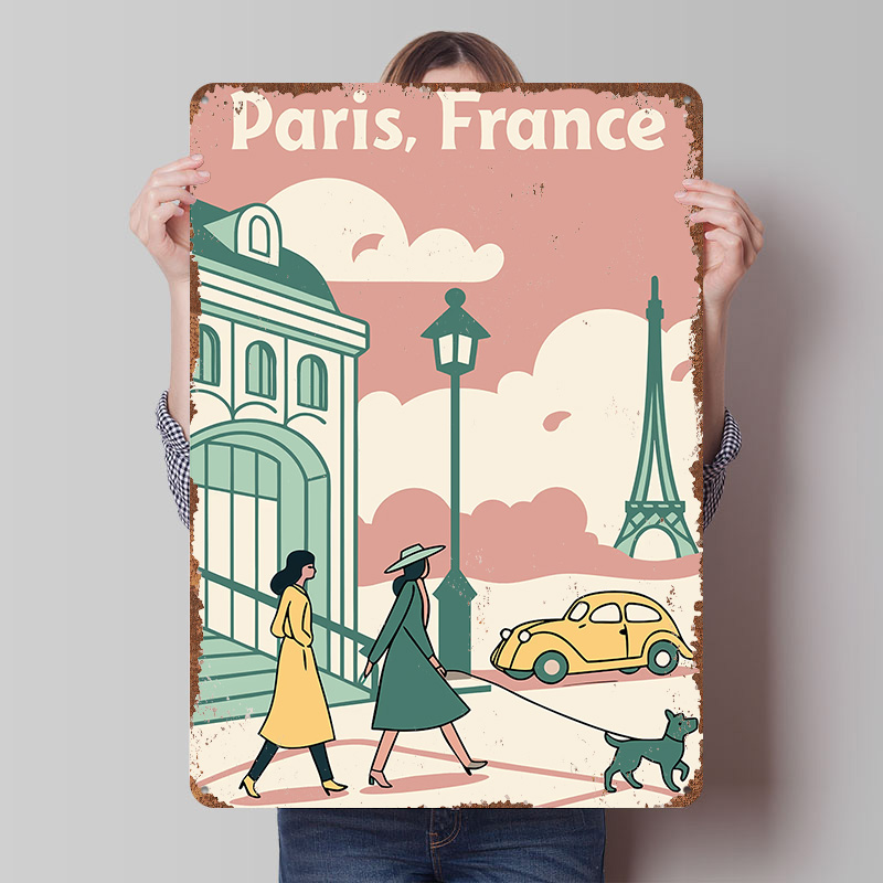 Paris France Travel Printed Po - Retro Gaming France ulasan dan harga