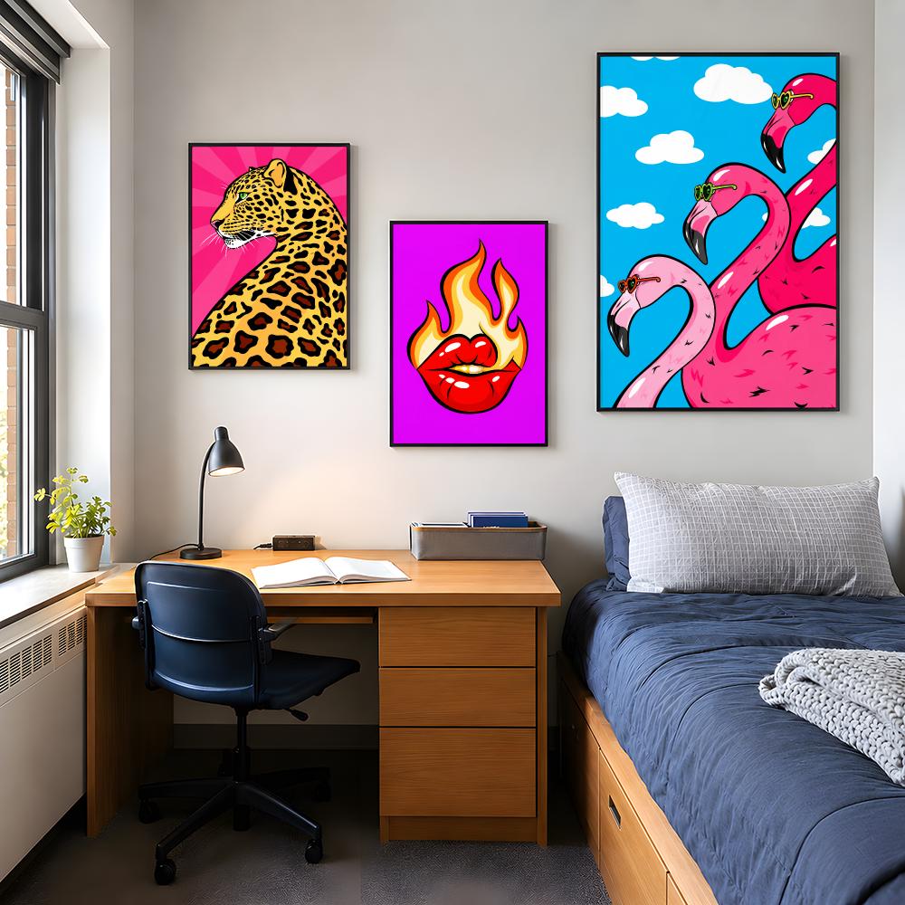 Colorful Retro Pop Art Tropica - Retro Gaming Life ulasan dan harga